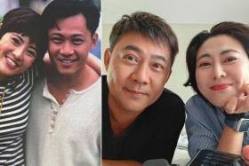 Yao Wenlong and Cynthia Koh in 1994 (left) and in 2024.