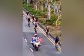 The police reminded all cyclists to abide by cycling rules and guidelines for their safety, as well as to keep the roads safe for all. 