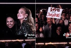 Adele posed for a photo with Hannah at her concert in Munich, Germany, on Aug 23.