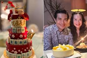Celebrity Zoe Tay ordered a mahjong-themed cake for her mother&#039;s 87th birthday, while actor Pierre Png celebrated former actress-host Andrea De Cruz&#039;s 50th birthday.