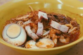 Ah Soon Kor Rangoon Road Hokkien Prawn Mee's renowned prawn noodle dish is a recipe that's been perfected over 50 years.