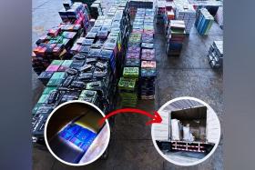 ICA foiled an attempt to smuggle a total of 37,588 pieces of e-vaporisers and refills into Singapore on Aug 21.