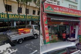 The Banana Leaf Apolo and Shahi Briyani House have had their licences suspended from Nov 8 to Nov 21, and are fined.