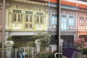 Phuket airport said it had used the photo of Singapore shophouses to suggest that similar shophouses could be found in Phuket.