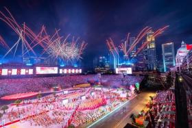 On Aug 9, there will be a full-scale fireworks display for the actual NDP.