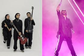 Voice Of Baceprot (left) will play at Downtown Stage in Zone 4 on Sept 20 and Thirty Seconds To Mars will perform at Wharf Stage on Sept 20 and The Padang on Sept 22.