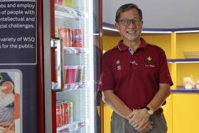 Mr Koh Seng Choon, founder and executive director of Project Dignity, at Dignity Kitchenette in the Yio Chu Kang bus interchange on Oct 10.