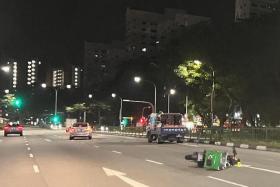 The delivery rider, who was involved in an accident with a lorry in Buangkok Green, subsequently died in the hospital.