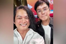 Dennis Chew said he had asked Alan Tam which institution in Singapore he attended in the past.