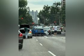 The accident took place in Jalan Bukit Merah, towards New Bridge Road. 