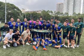 Formed in 2017, Tengah FC were runners-up in the fourth-tier Island Wide League in 2023.