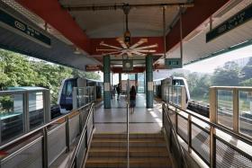 Teck Lee is the last stop to start operations on the west loop of the Punggol LRT line.