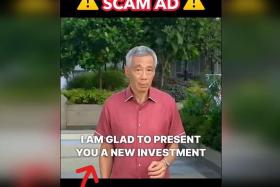 Senior Minister Lee Hsien Loong said there is a deepfake video of him circulating online that asks viewers to sign up for a scam investment product. 