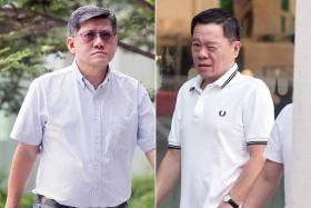 Mr Tan Siam Chua (left) and Mr Liong Ah Chye cannot be charged again with the same offence.