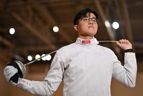 National fencing champion Puah Zee Cher, who flew to France on May 14 for his next international competition, is aiming for a SEA Games gold medal.