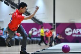 Singapore's Darren Ong competing at the 2018 Asian Games.