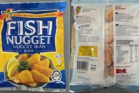 The SFA said egg was found in Bibik’s Choice Fish Nugget but was not stated on its packaging.