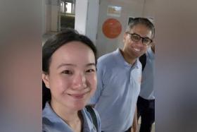 The WP leadership did not call up the driver of Mr Leon Perera (right) for an interview after receiving messages from him about Mr Perera’s affair with Ms Nicole Seah (left).