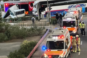 Six of the people involved in the accident were taken to Ng Teng Fong General Hospital and one to National University Hospital, said SCDF. 