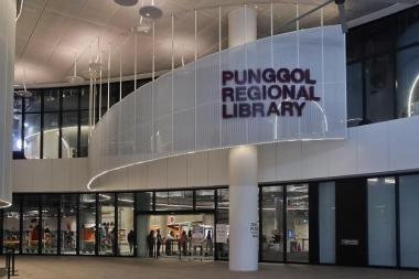 The new Punggol Regional Library that opens on Monday has features that encourage children to create their own stories.