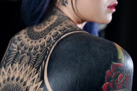 Diamante Murru Tattoo  Side view of aminakat s neck   Facebook