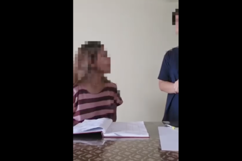 Woman films herself berating maid for not filling in logbook