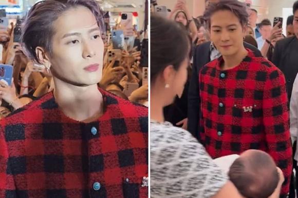 Jackson Wang wins hearts by protecting baby in KL