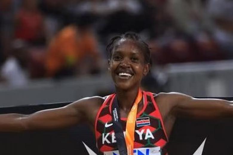 Faith Kipyegon seals historic hat-trick of world 1,500m titles, Sifan ...