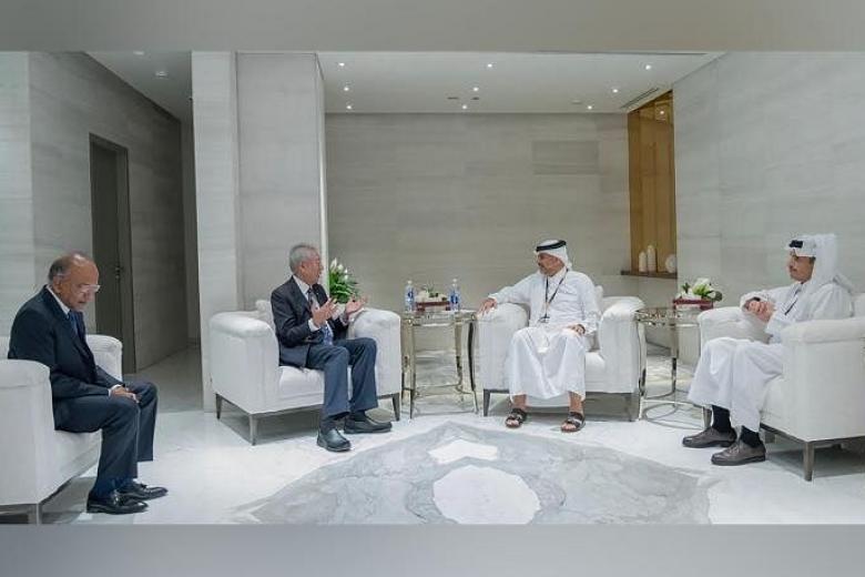 Singapore ministers meet leaders in Qatar, offer congratulations on ...